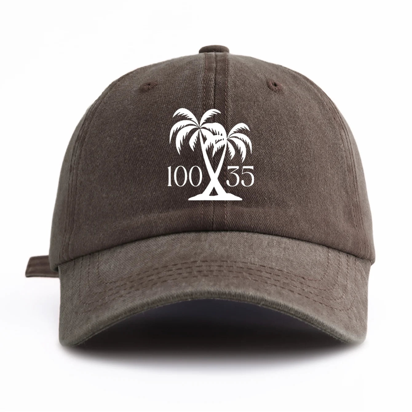 10035 Print Washed Baseball Cap For Adults