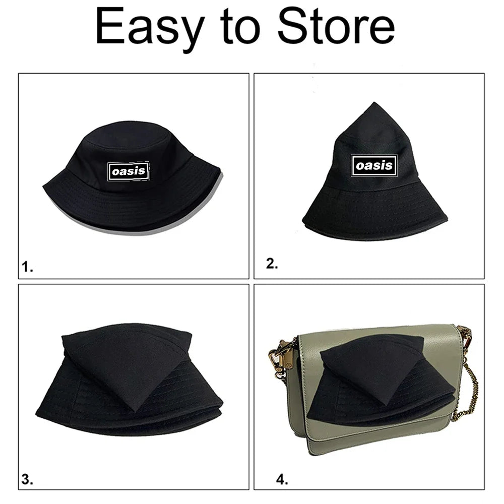 Fashion Oasis printing Fisherman's Hat Printed Material Bucket Hats