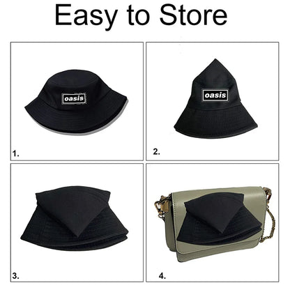Fashion Oasis printing Fisherman's Hat Printed Material Bucket Hats