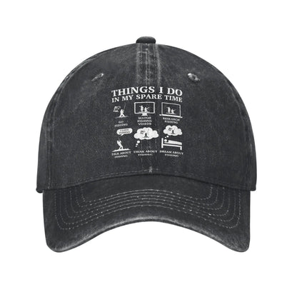 Things I Do in My Spare Time Chicken Lover Baseball Cap