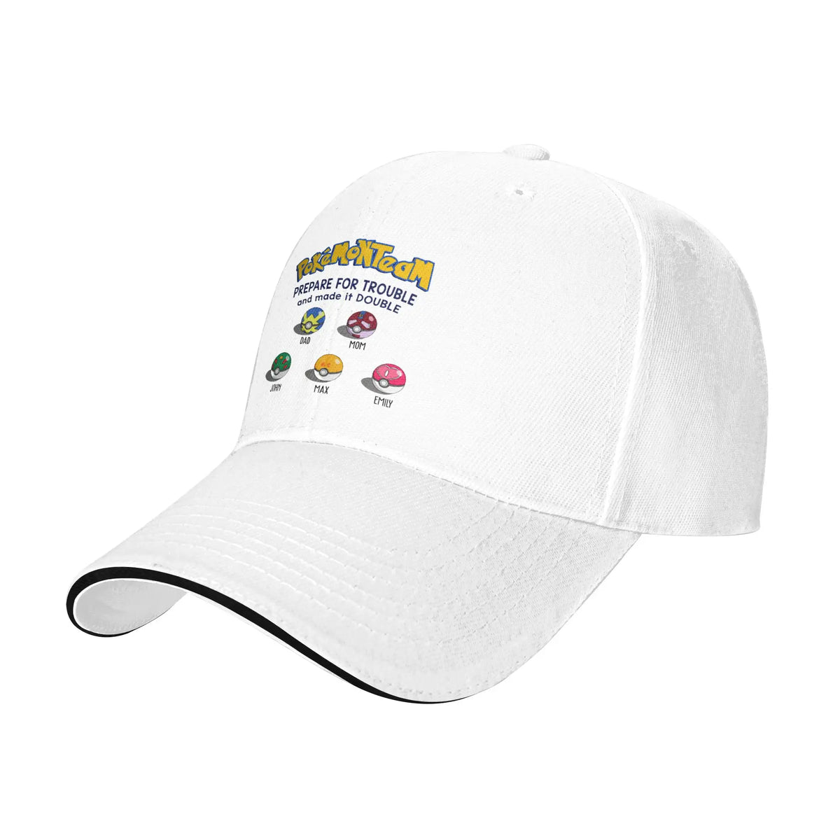 Baseball Cap Pokémon Team