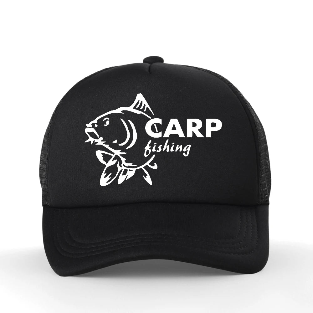 Funny Carp Fishing Baseball Cap