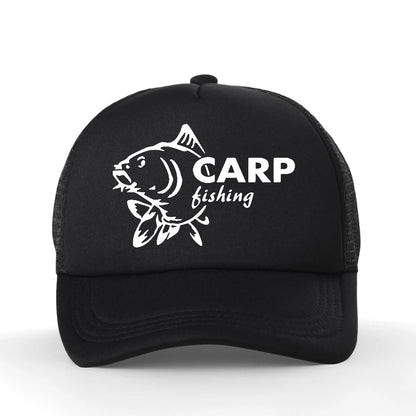 Funny Carp Fishing Baseball Cap