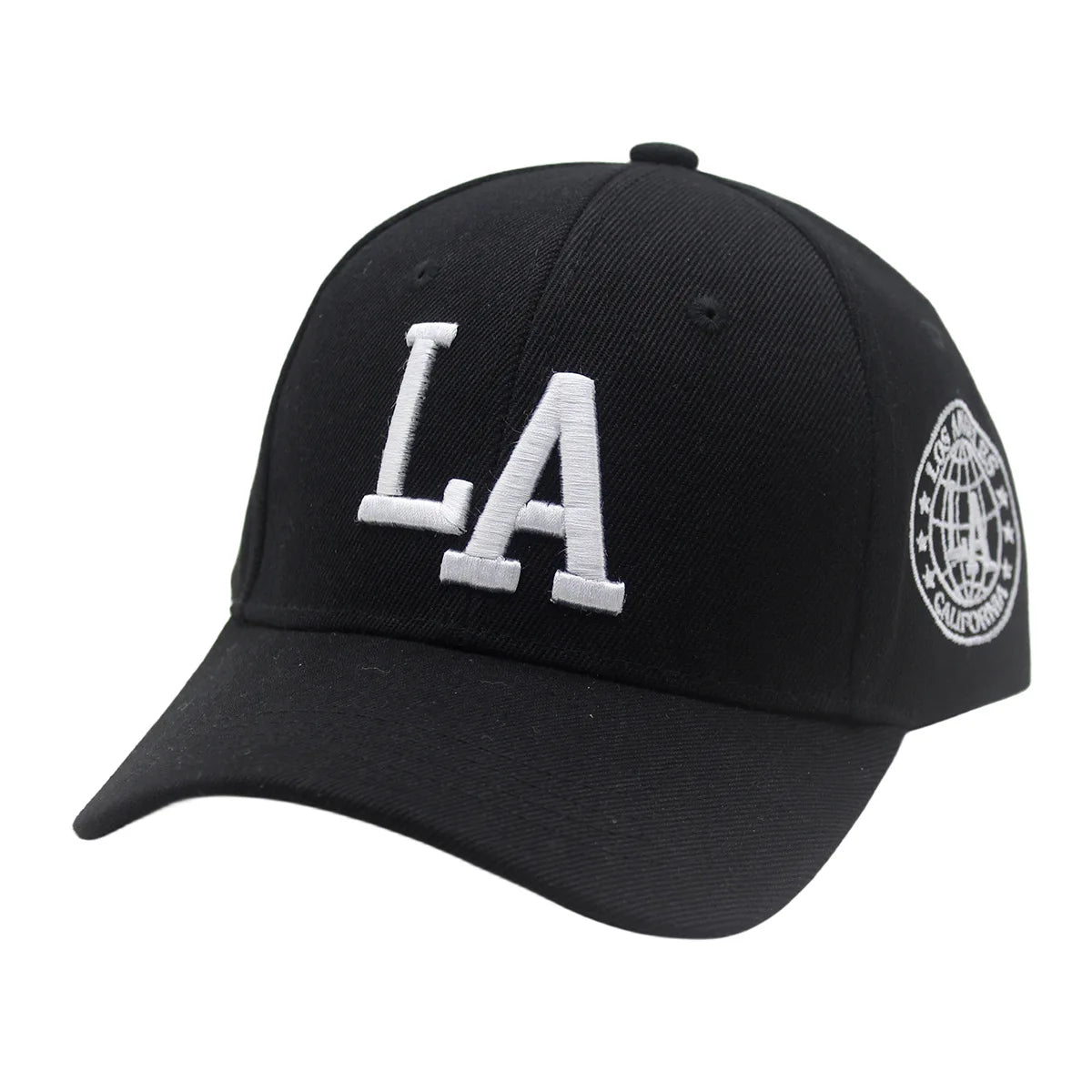 Unisex LA Letter Embroidery Baseball Caps For Men Women