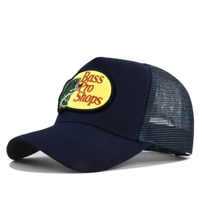 Bass Football Baseball Caps