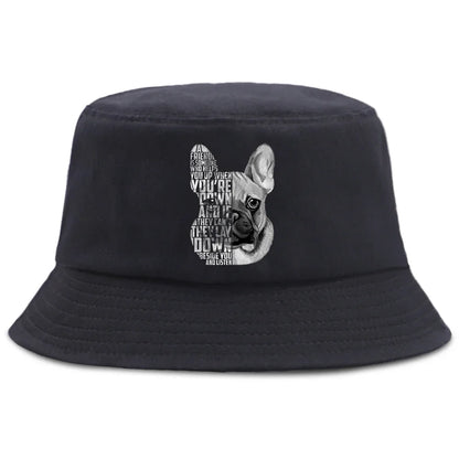 French Bulldog Quote Summer Bucket Hat