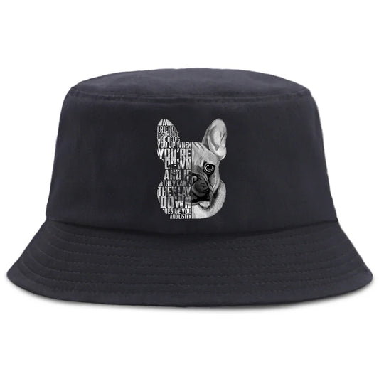 French Bulldog Quote Summer Bucket Hat