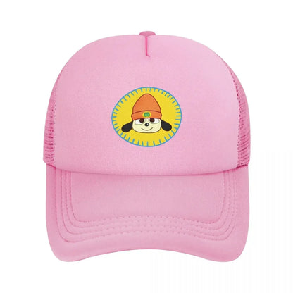 PaRappa The Rapper Patch Mesh Baseball Caps