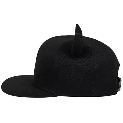 New Unisex Horns Snapback Hip-Hop Hats Spring And Autumn Baseball Caps