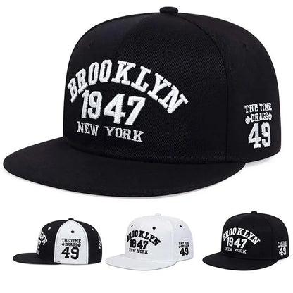 1PC 1947  Embroidery Snapback Hat High Quality Baseball Cap