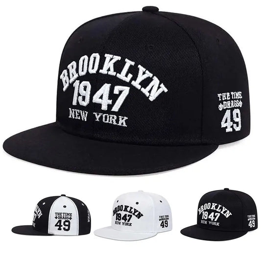 1PC 1947  Embroidery Snapback Hat High Quality Baseball Cap
