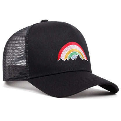 Rainbow Embroidered Baseball Caps