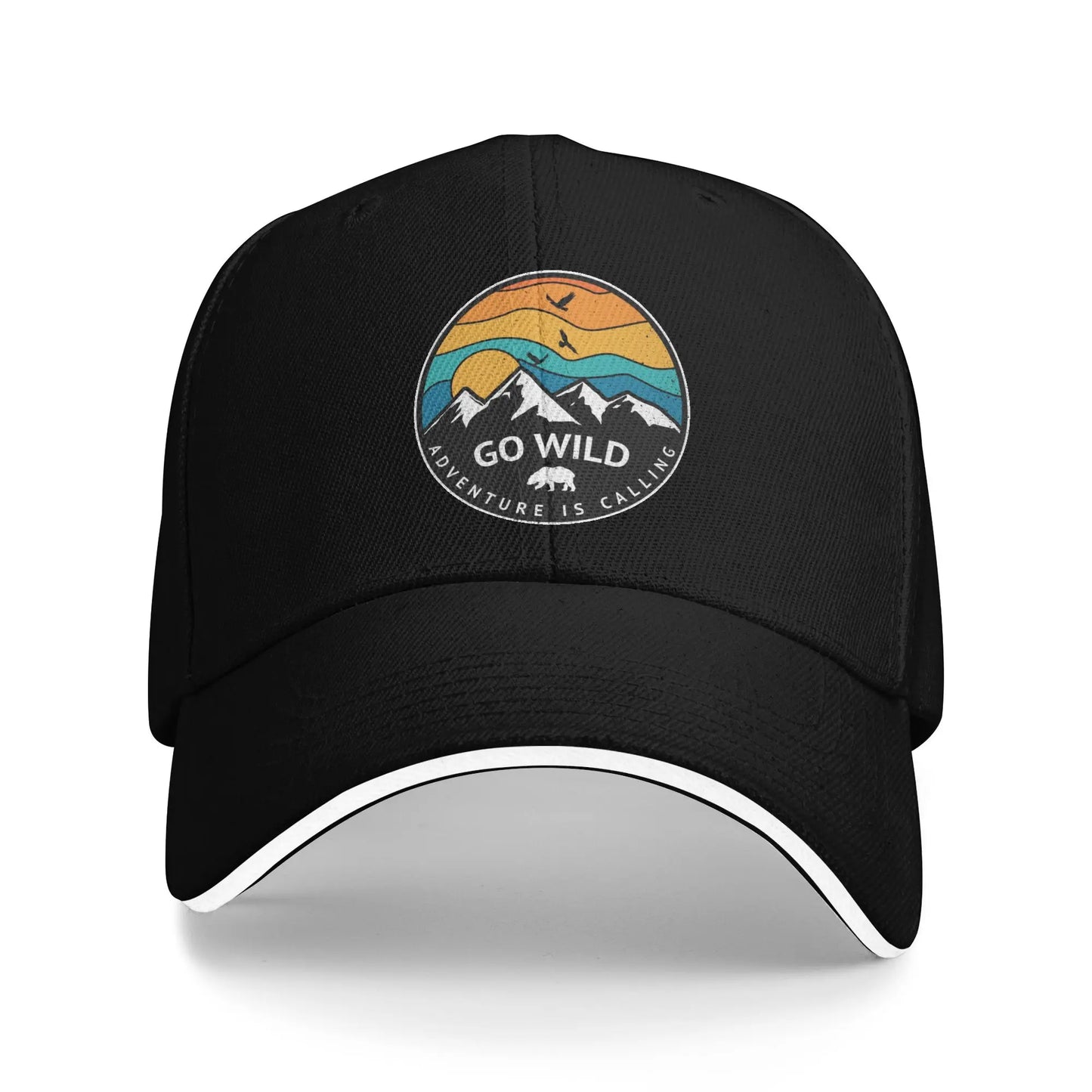 Fashion Unisex Mountain Camping Adventure Camper Baseball Cap
