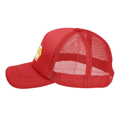 Unisex Psyduck duck's Christmas Trucker Hat Hip-Hop Mesh Baseball Caps