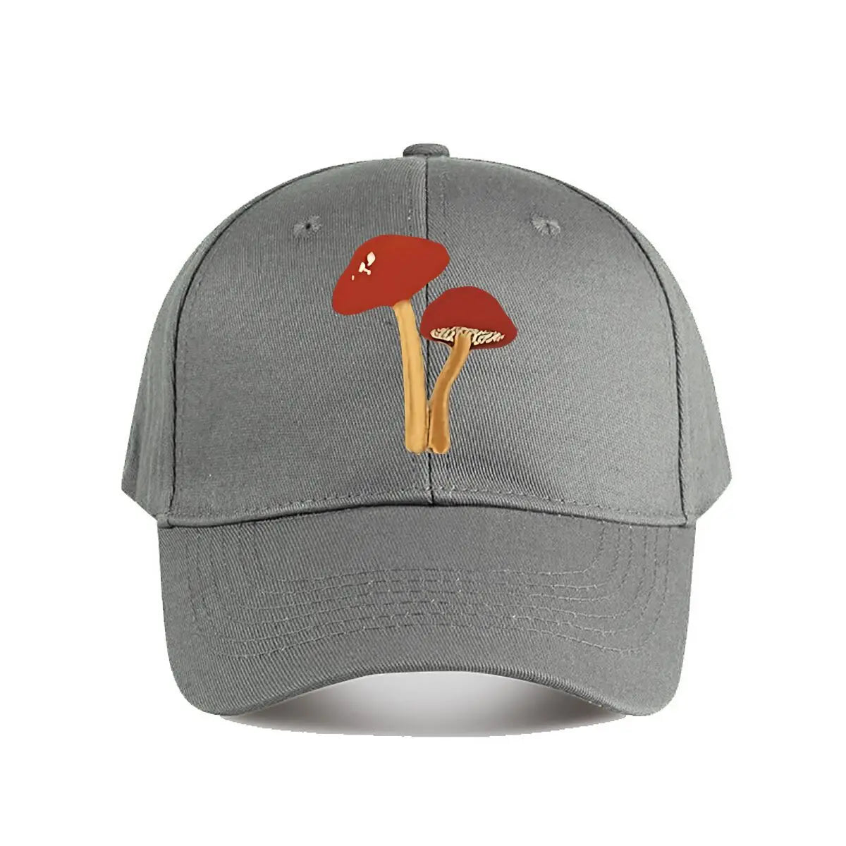 Artificial Red Mushroom Home Decor Baseball Cap