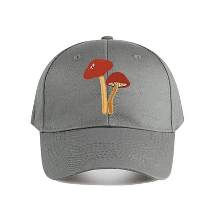 Artificial Red Mushroom Home Decor Baseball Cap