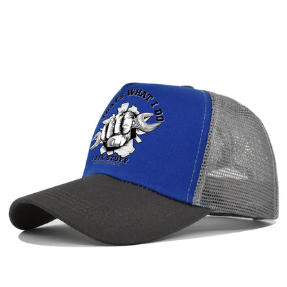 New Fashion Spring Summer Printed Mesh Breathable Baseball Cap