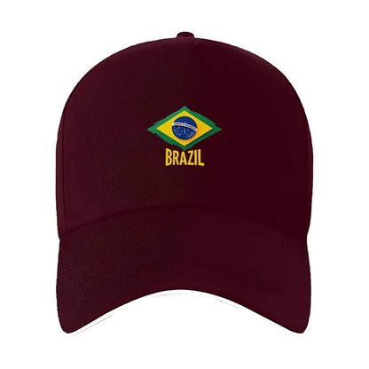 Brazil Flag Design Baseball Cap