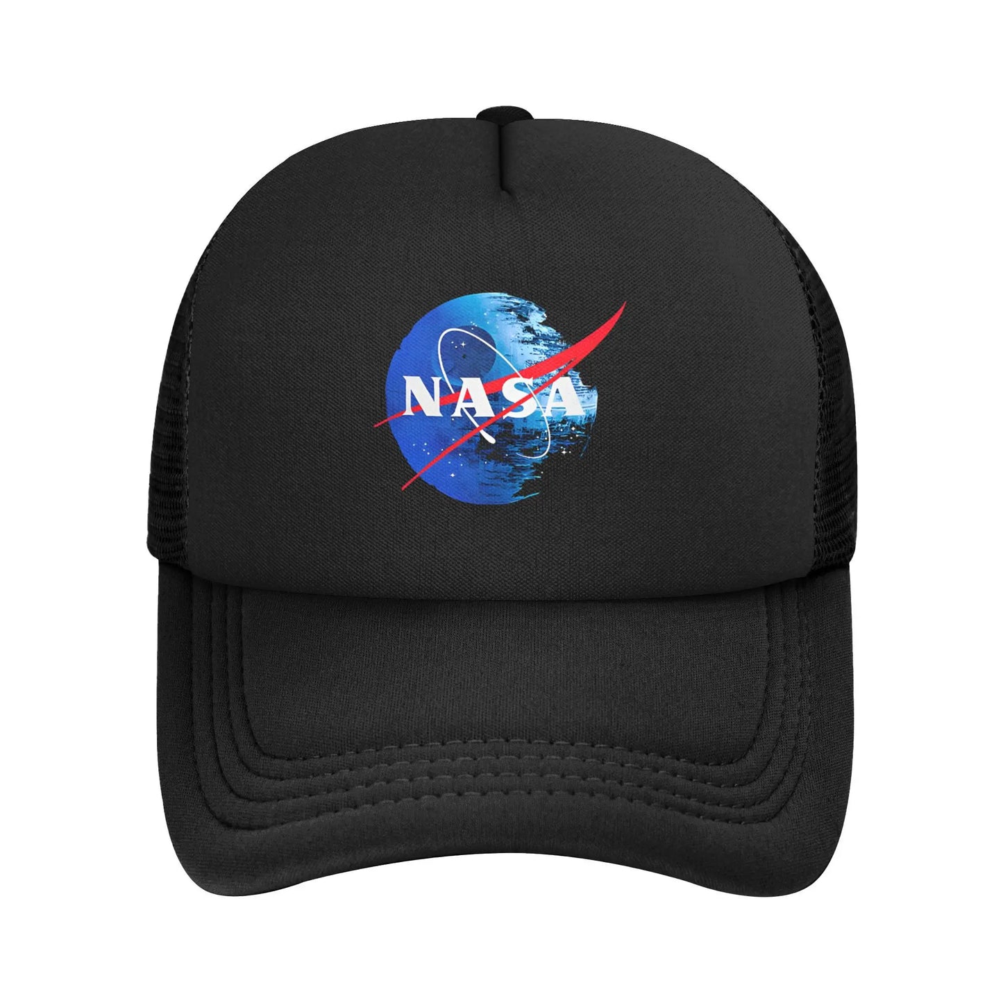 Nasa Logo US Flag Space Agency Mesh Baseball Caps Adult