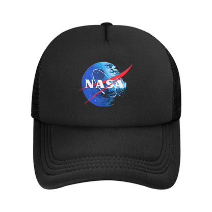 Nasa Logo US Flag Space Agency Mesh Baseball Caps Adult