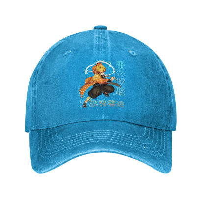 zenitsu Baseball Caps Peaked Cap Demon Slayer