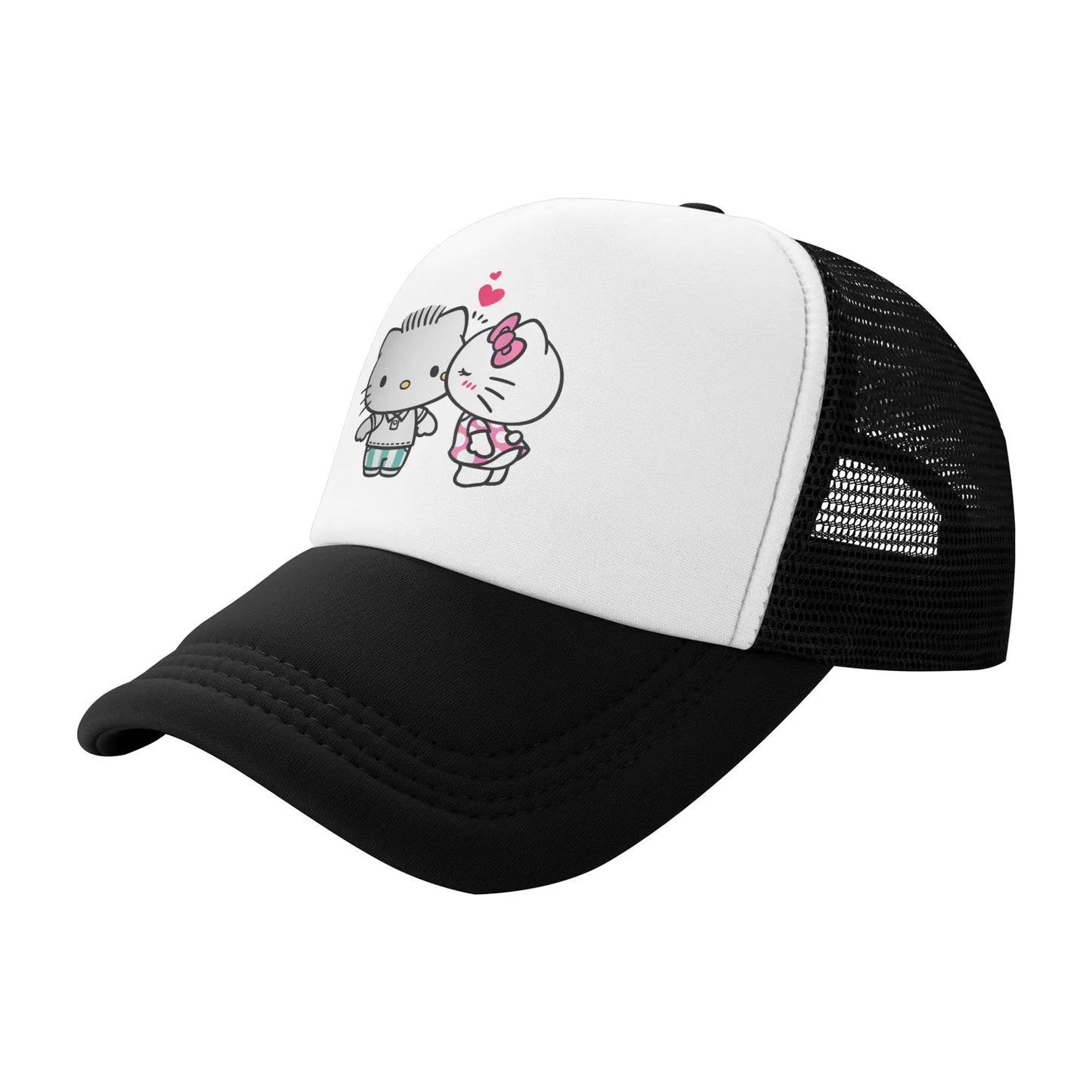 Adult Hello Kitty Be Mine Chocolate Valentine Baseball Hats