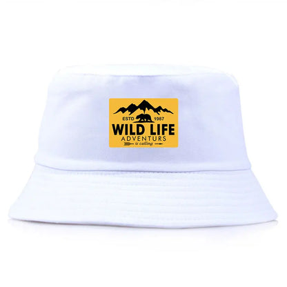 Wild Life Printed Reversible Bucket Hat Woman Man