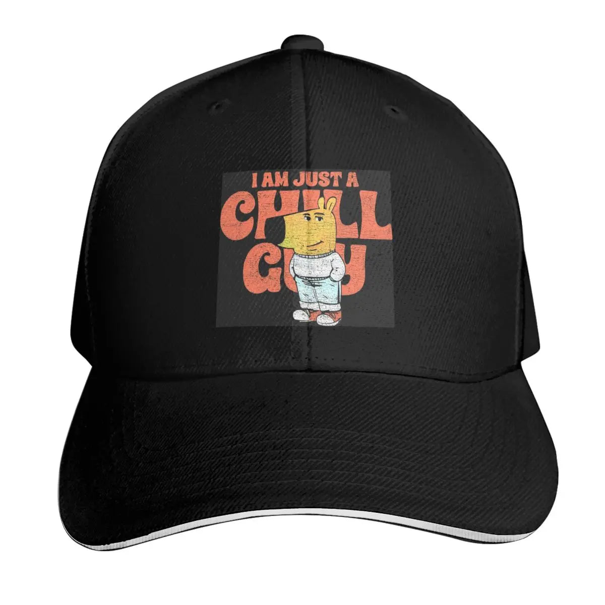 Vintage I Am Just A Chill Guy Cap Fashion Casual Baseball Caps