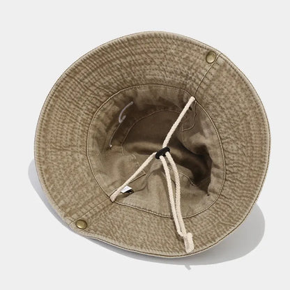 2023 Spring Cotton Embroidered Pattern Bucket Hat Fisherman Hat