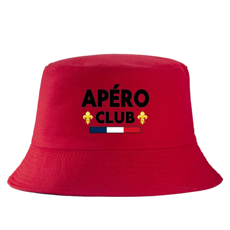 Fashion France Apero Club Bob Reversible Bucket Hat