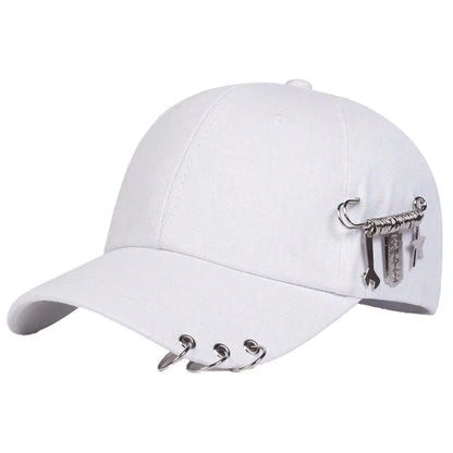 Unisex Personalized Iron Ring Baseball Caps