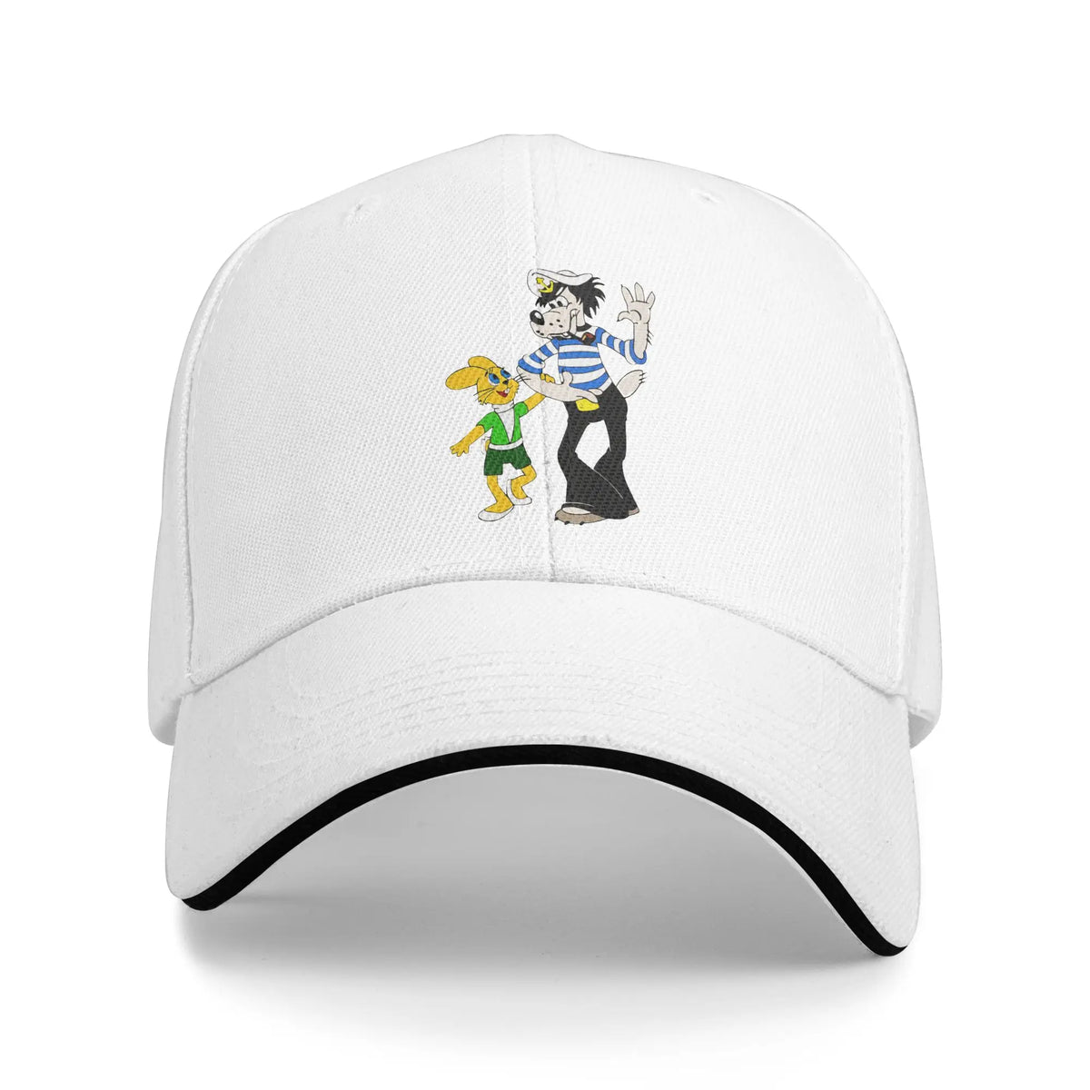 Retro Nu Pogodi Wolf and Hare Baseball Cap