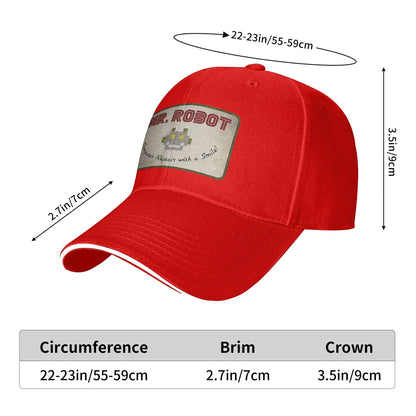 Mr. Robot Computer Repair Smile Baseball Cap