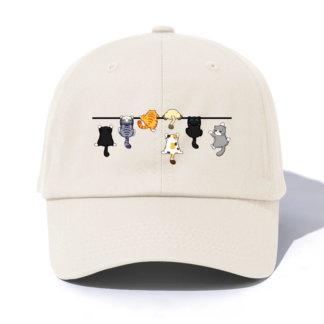 Cats Print Baseball Cap For Adults