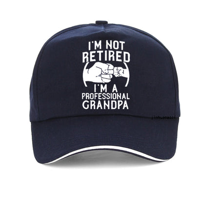 I'm Not Retired I'm A Professional Grandpa Funny Baseball Cap