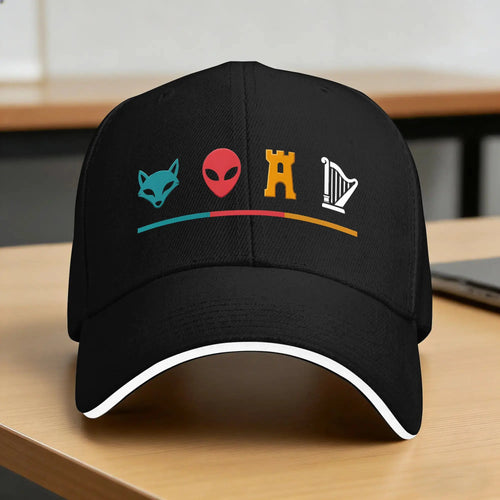 Fox -Alien -Castle Harper Casual Baseball Cap