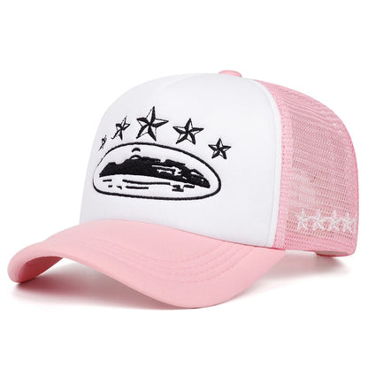 New Five Star Embroidered Men's Trendy Baseball Hat
