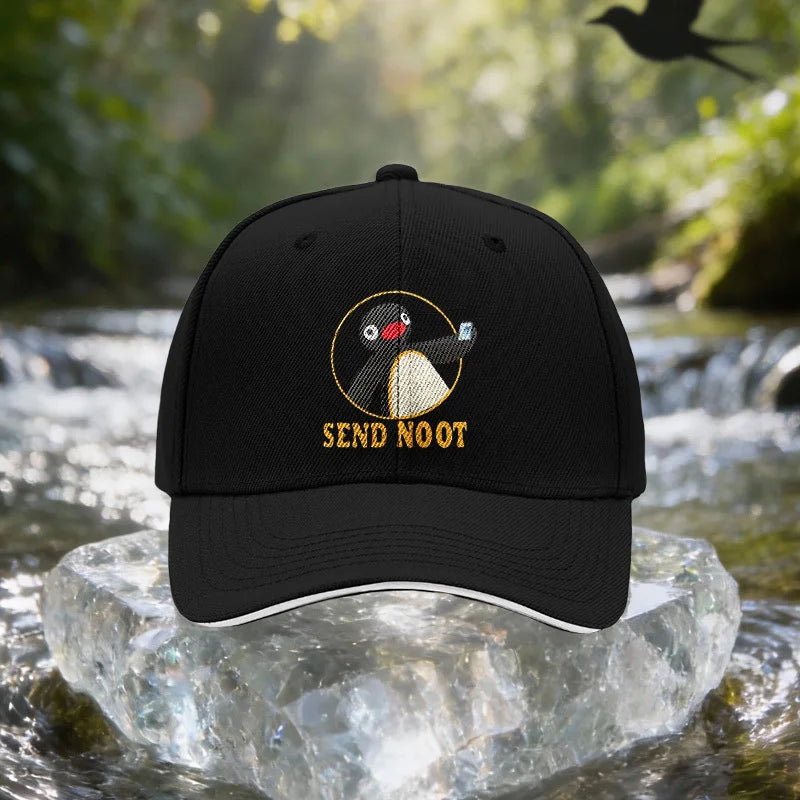 Penguin Print Baseball Cap