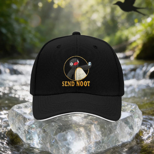 Penguin Print Baseball Cap