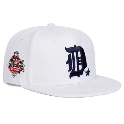 Unisex D Letter Side DUMMY FRESH Embroidery Hip-Hop Hats Snapback Caps Baseball Caps