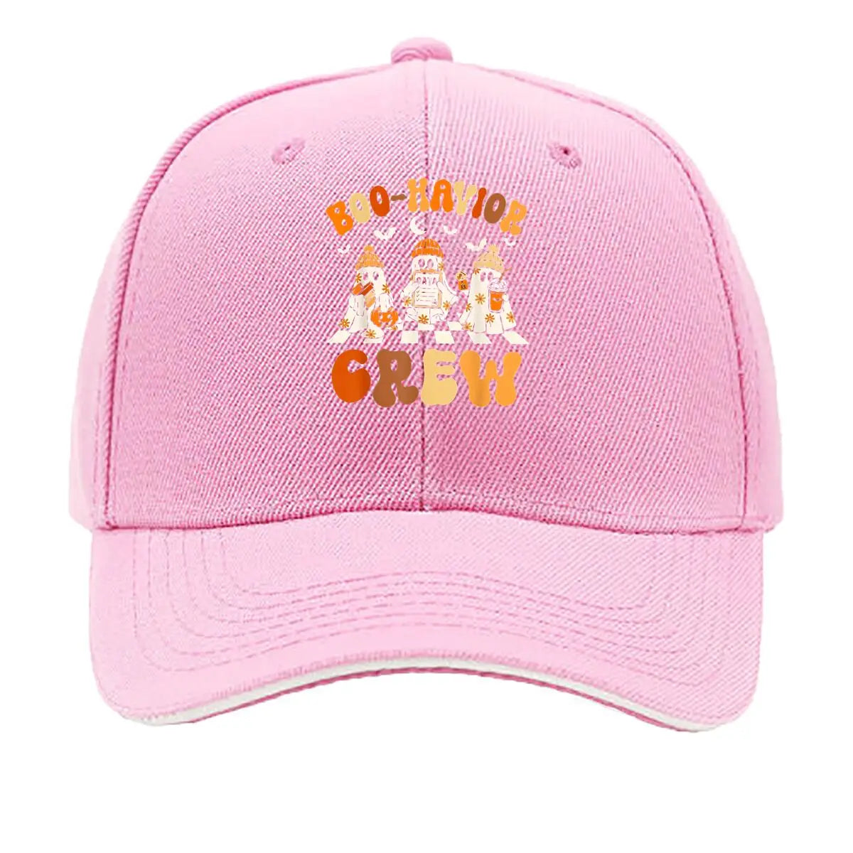 Halloween Ghost Boo-Havior Crew Sandwich Baseball Cap
