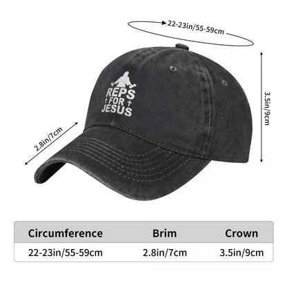 New Reps For Jesus Unisex Baseball Caps