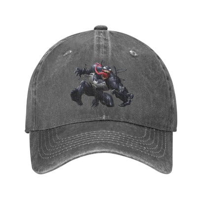 Spider Man Venom Leaping Forward Spiderman Men Women Baseball Cap