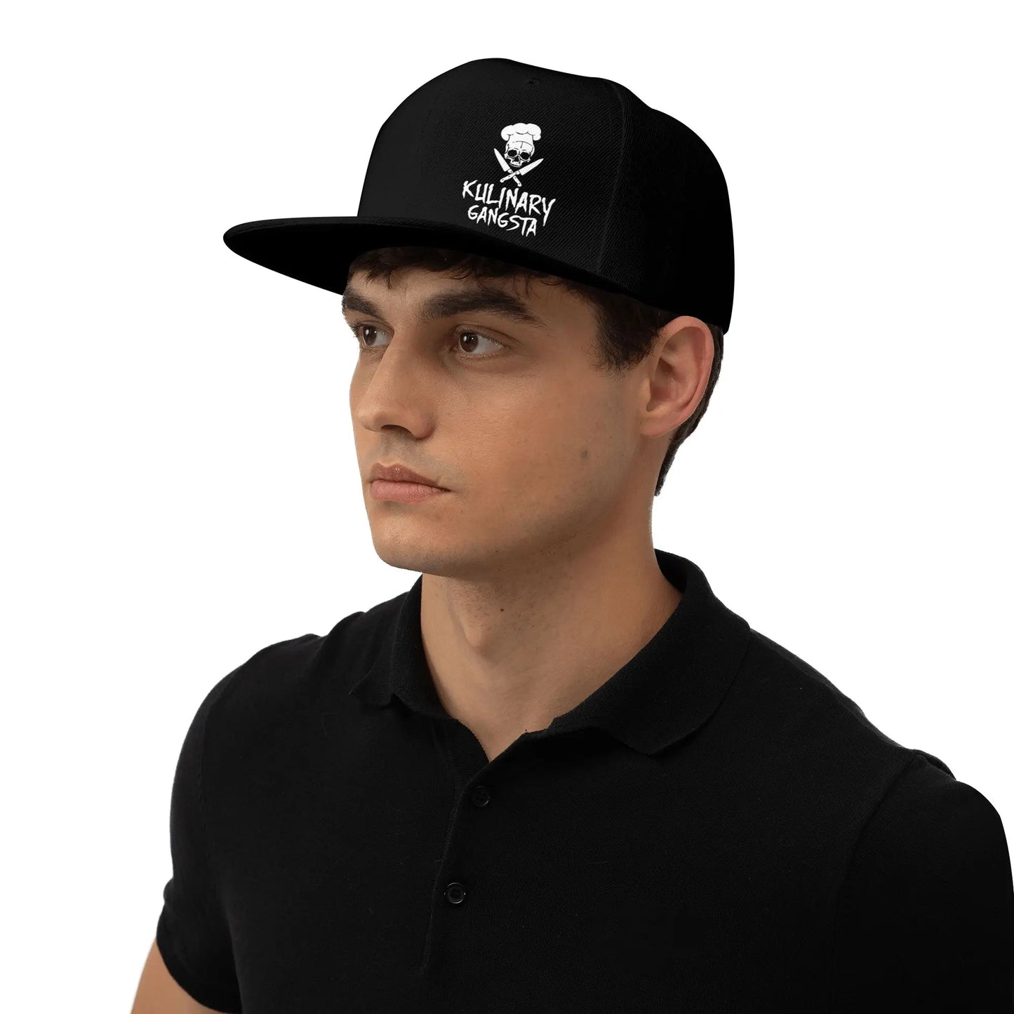 Mandev Skull Chef Cooking Skull Unisex Snapback Caps