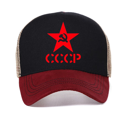 Russian USSR CCCP Baseball Cap Cccp Red Star