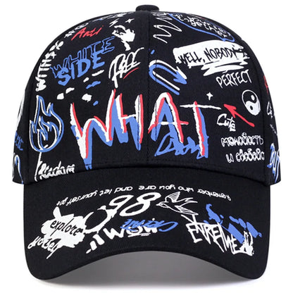 Colorful Graffiti Hip-hop Baseball Cap