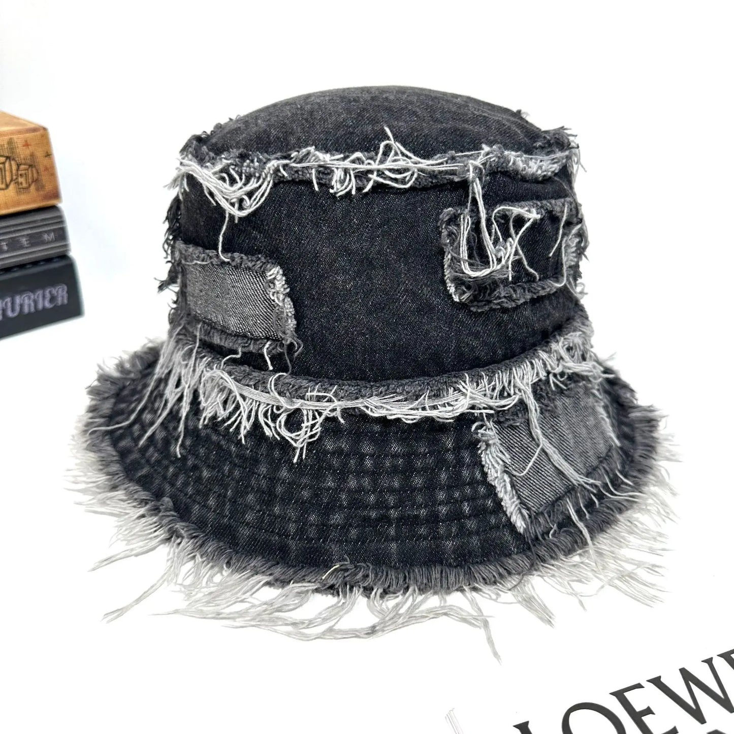 New Autumn Washed Denim Bucket Hat