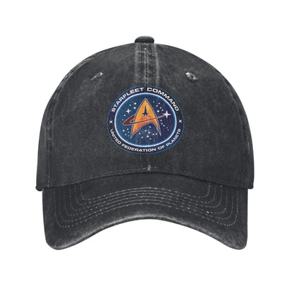 Star Treks Logo Starfleet Trucker Hat Outfit Baseball Cap