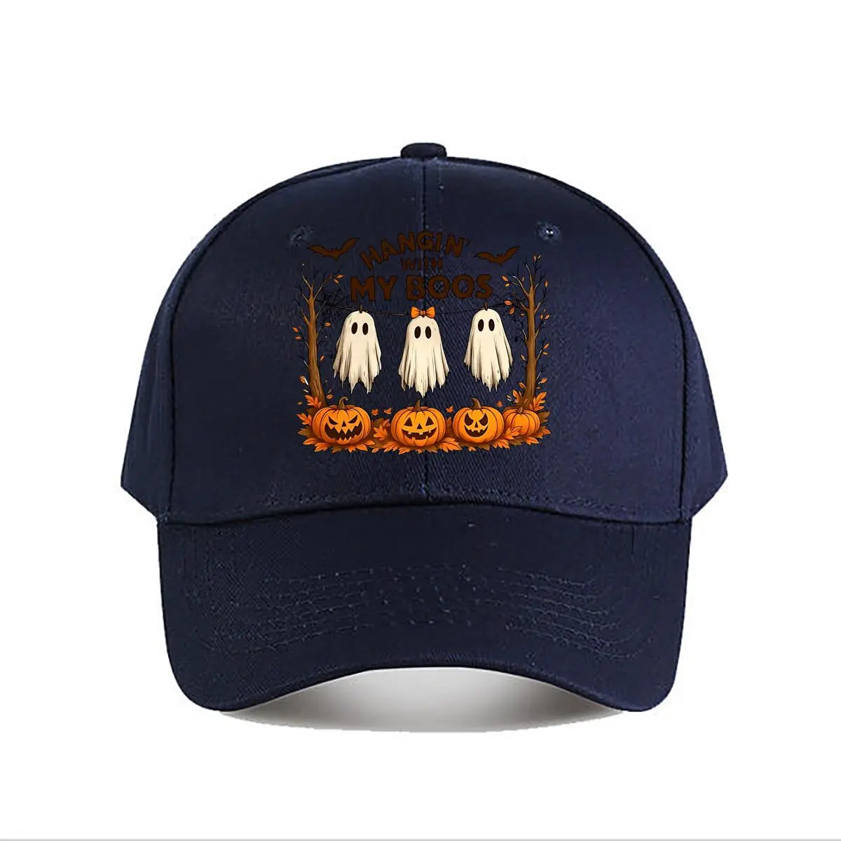 Halloween Hangin’ With My Boos Ghost Baseball Cap