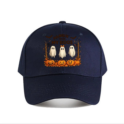 Halloween Hangin’ With My Boos Ghost Baseball Cap